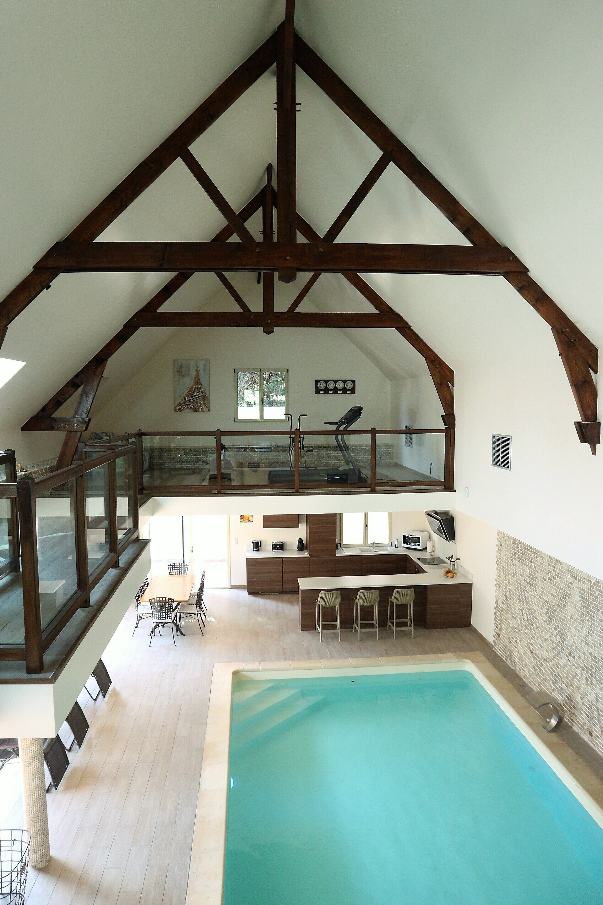 Piscine couverte, piscine chauffée