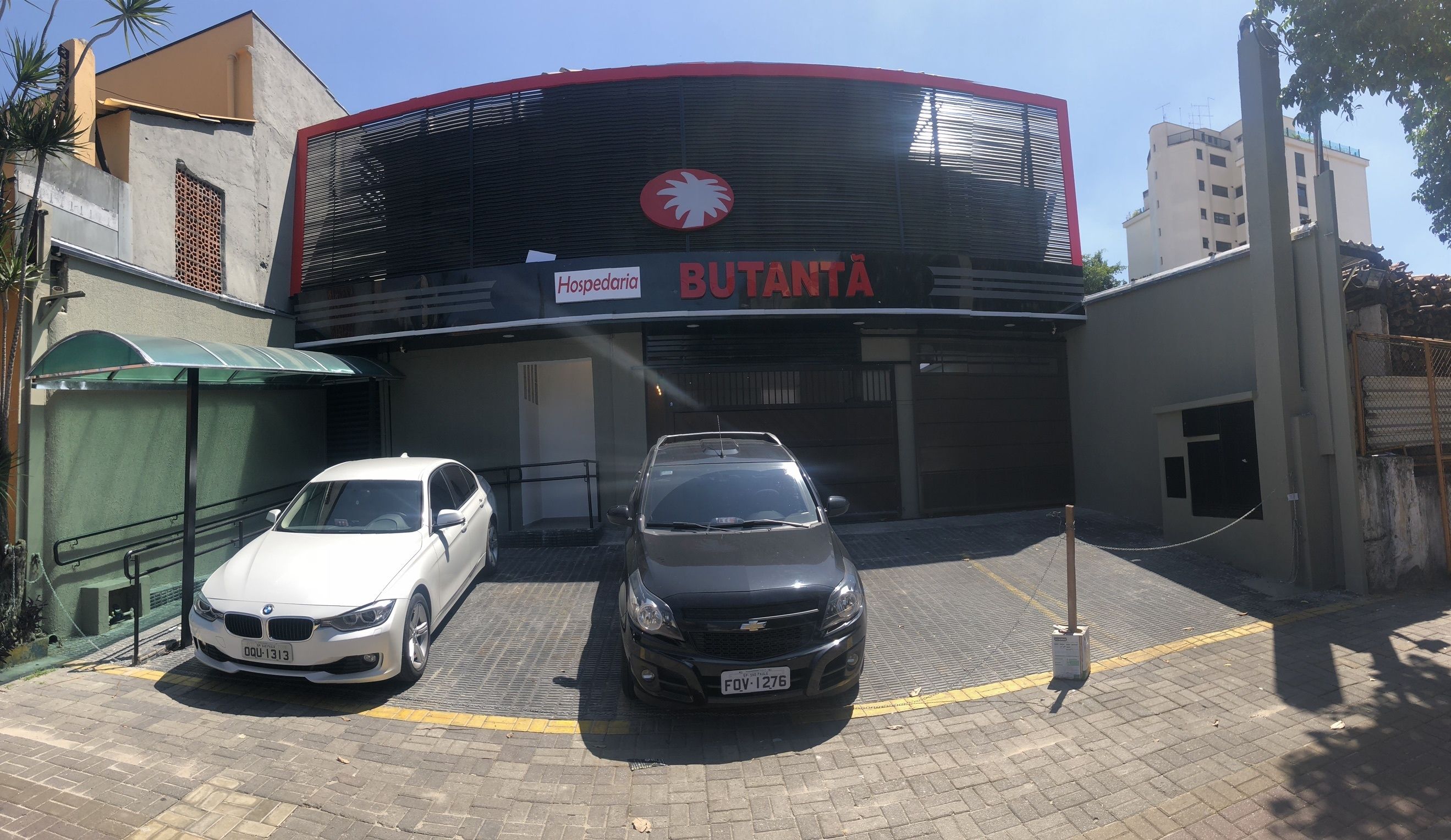 Majoituspaikan julkisivu