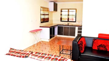 2 Bedroom Family Apartment | Living room | Flat-screen TV