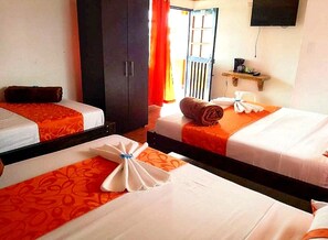 Free WiFi, bed sheets