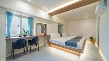 华丽双床房, 海洋景观 | 办公桌、遮光窗帘、免费 WiFi、床单