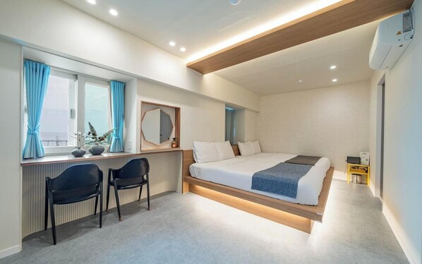 Deluxe Twin Room, Ocean View - Jeongdongjin Motel (Gangneung)