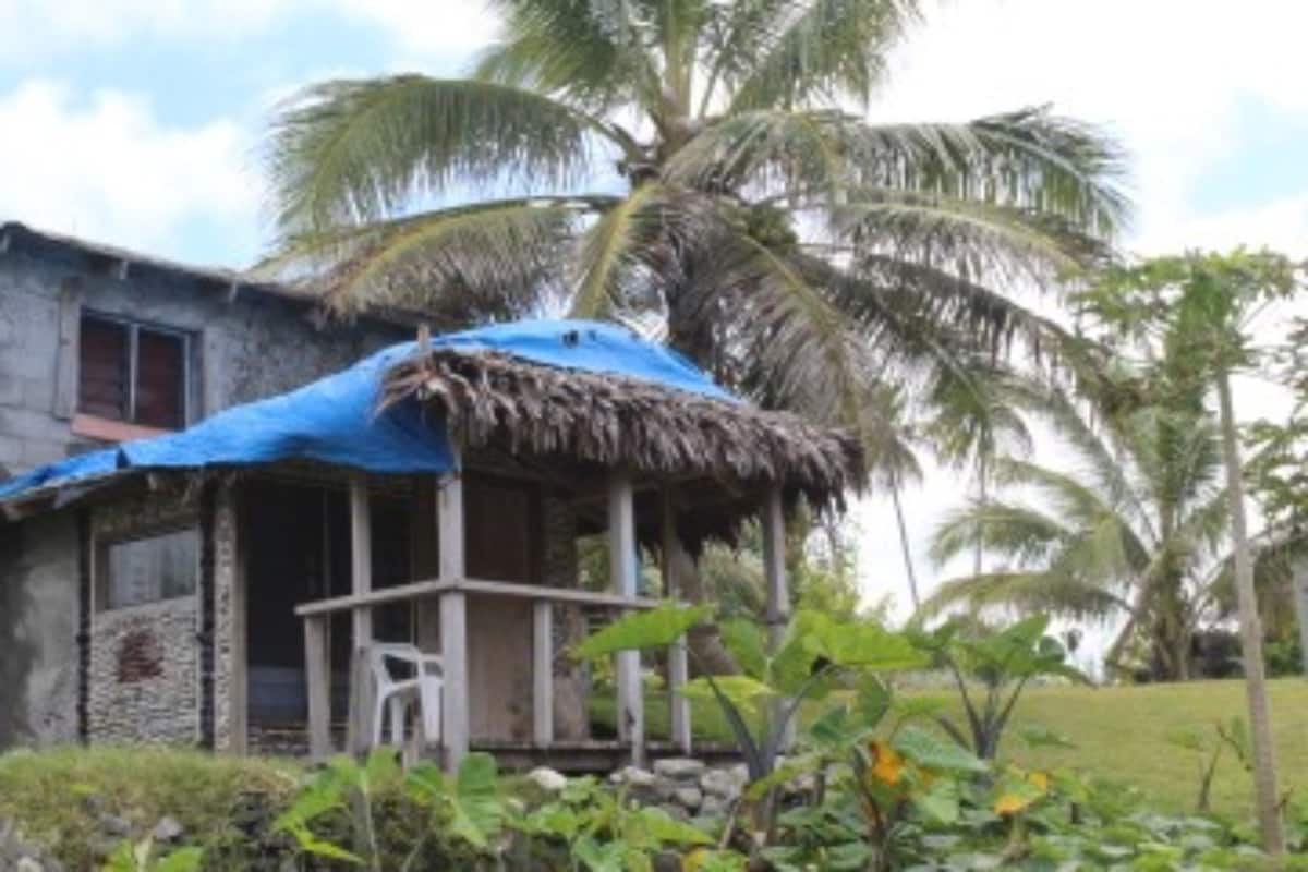 Bungalow, en el área del jardín | Ropa de cama