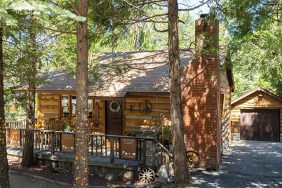Arrowhead, A/C, Private Jacuzzi, Huge Backyard, 65" TV, Fully Stocked, Dogs OK.