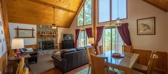 Panoramic views of the Smoky Mountains, near Blue Ridge Parkway and Bryson City