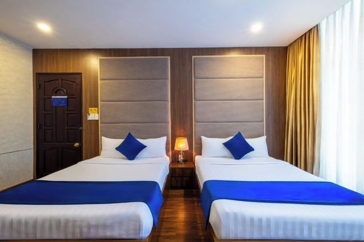 Minibar, desk, blackout curtains, soundproofing