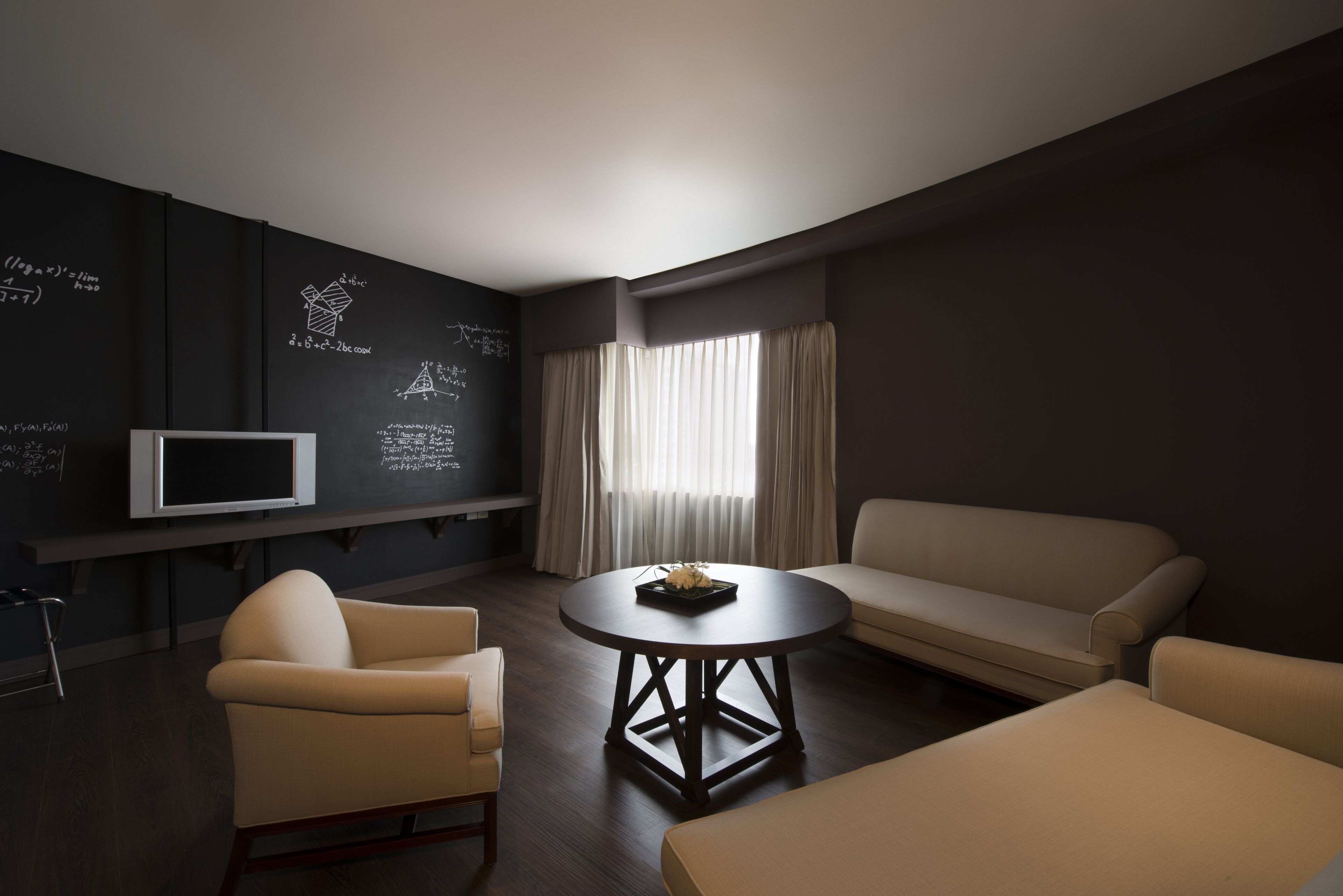 NTU Museum Program, Deluxe Suites | Living area | LCD TV