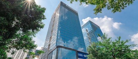 Konaklama yerinin ön cephesi