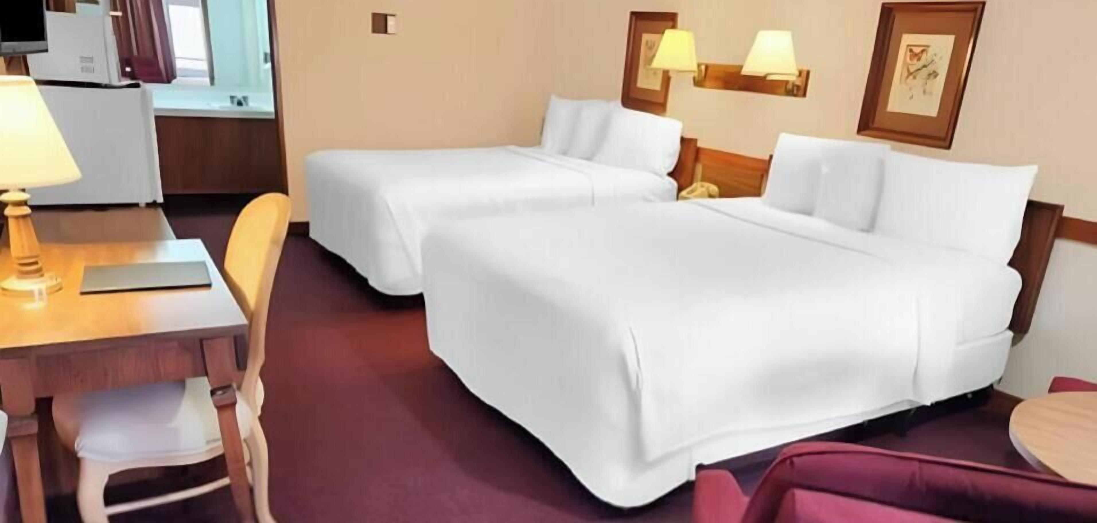 Premium bedding, pillowtop beds, individually decorated