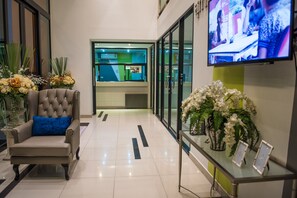 Sala de estar en el lobby