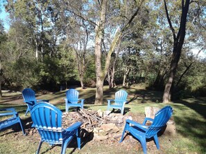 Property grounds - QUAINT, PRIVATE ON CREEK WITH WATERFALL (Andrews)