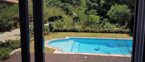 Quarto casal ou duplo superluxo | Piscina externa