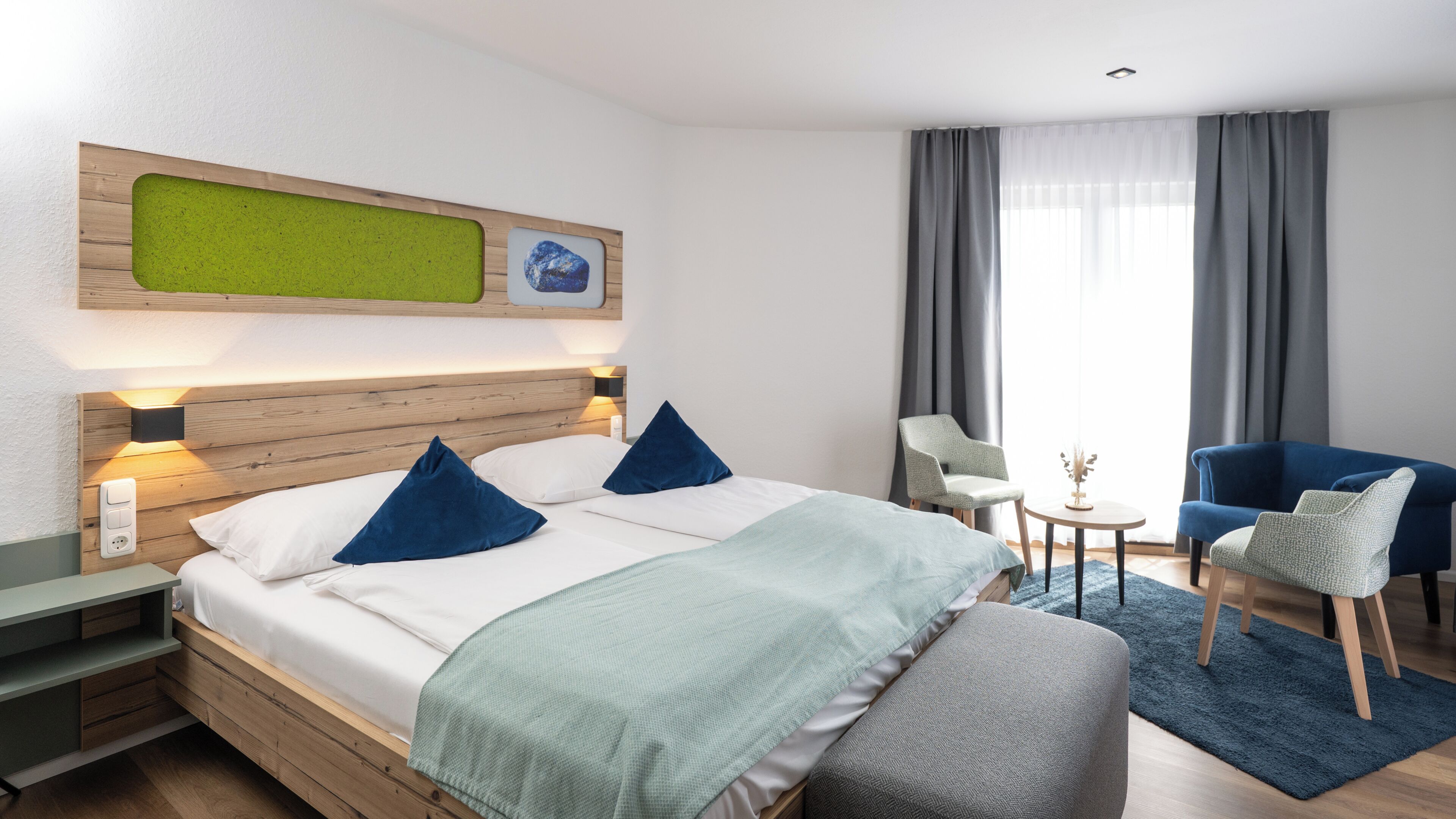 Comfort-Doppelzimmer | Schreibtisch, Verdunkelungsvorhänge, kostenloses WLAN, Bettwäsche