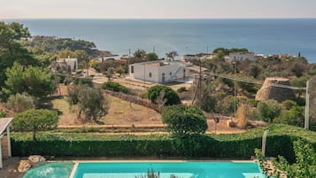 Blick von der Unterkunft