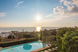 Chambre Double, balcon, vue mer | Vue depuis le balcon