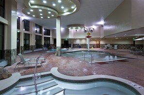 Indoor pool, outdoor pool