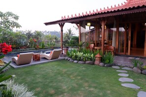 디럭스 빌라, 침실 3개 | 테라스/파티오