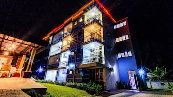 Front of property – evening/night