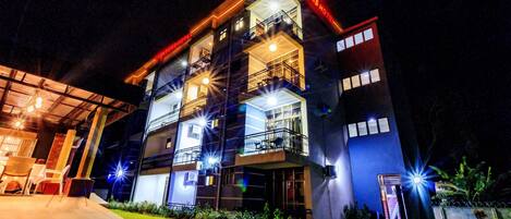 Front of property - evening/night