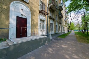 Overnatningsstedets facade