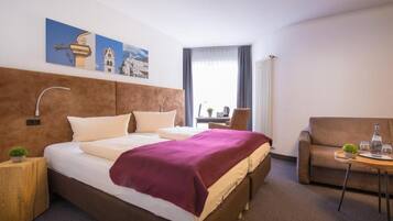Comfort-Doppelzimmer | 1 Schlafzimmer, Zimmersafe, Bügeleisen/Bügelbrett, kostenloses WLAN