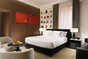 1 habitación, ropa de cama de alta calidad y minibar 