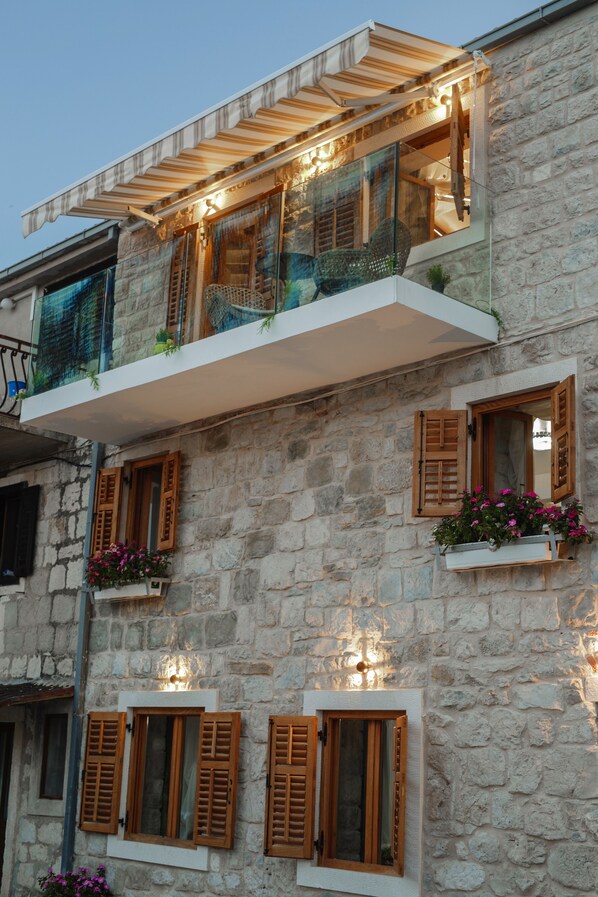 Façade de l’hébergement