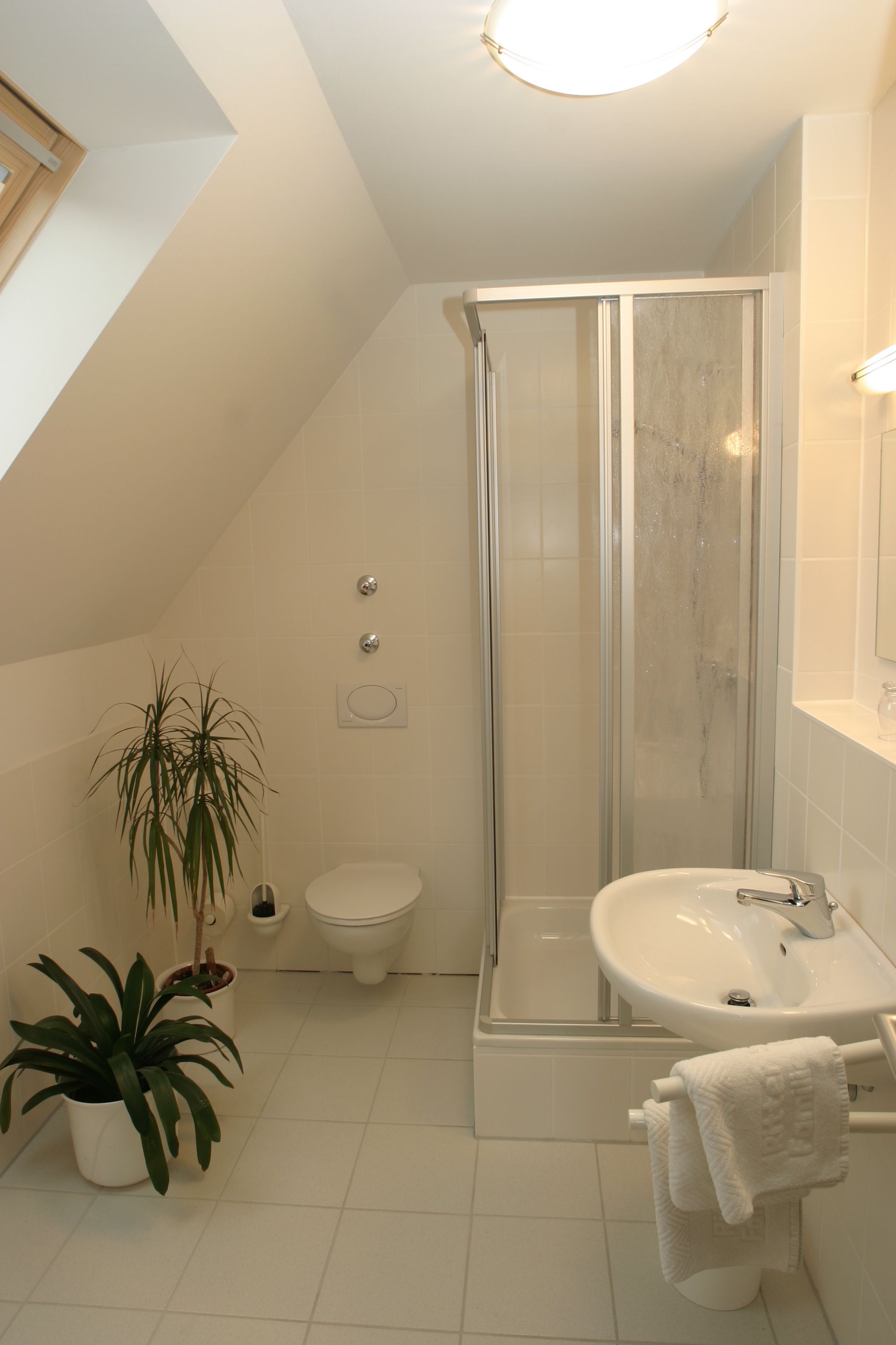 double room | bathroom | shower, towels