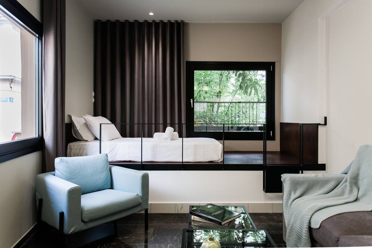 Departamento (Greece U Around Athens No. 1) | Área de sala de estar | Smart TV