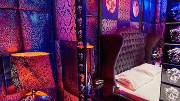 Deluxe Double Room, 1 Queen Bed (Gothic) | Premium bedding, minibar, individually decorated, individually furnished