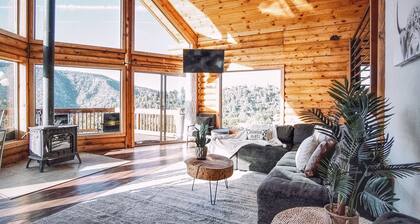 Log Cabin With Panoramic Views Of The Pines