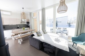 Living area - Nallikari Seaside Villas (Oulu)