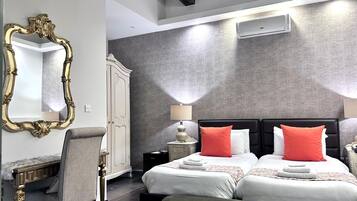 Økonomi-tomannsrom, 2 enkeltsenger (Gozo) | Safe på rommet, individuelt dekorert og individuelt innredet