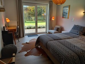 Habitación doble, 1 cama Queen size (Bois de Hampteau) | Ropa de cama de alta calidad, edredón y camas con efecto memoria 