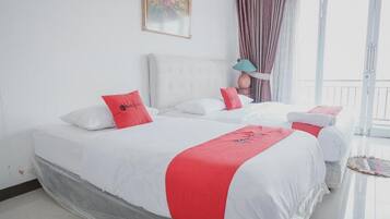 Kamar Keluarga | Wi-Fi gratis dan seprai linen