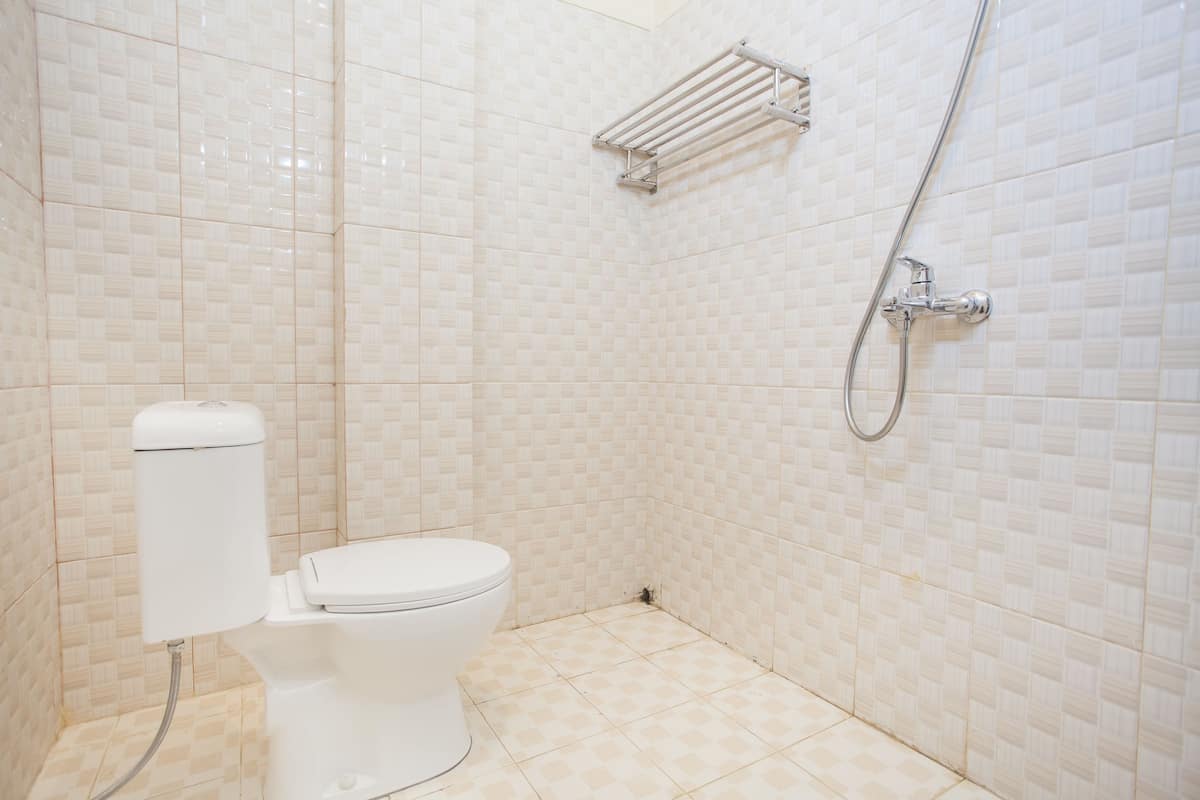double room | bathroom | shower, free toiletries, towels