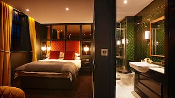 Quarto casal luxo, 1 cama Queen, para não fumantes | Roupas de cama de algodão egípcio, roupas de cama premium