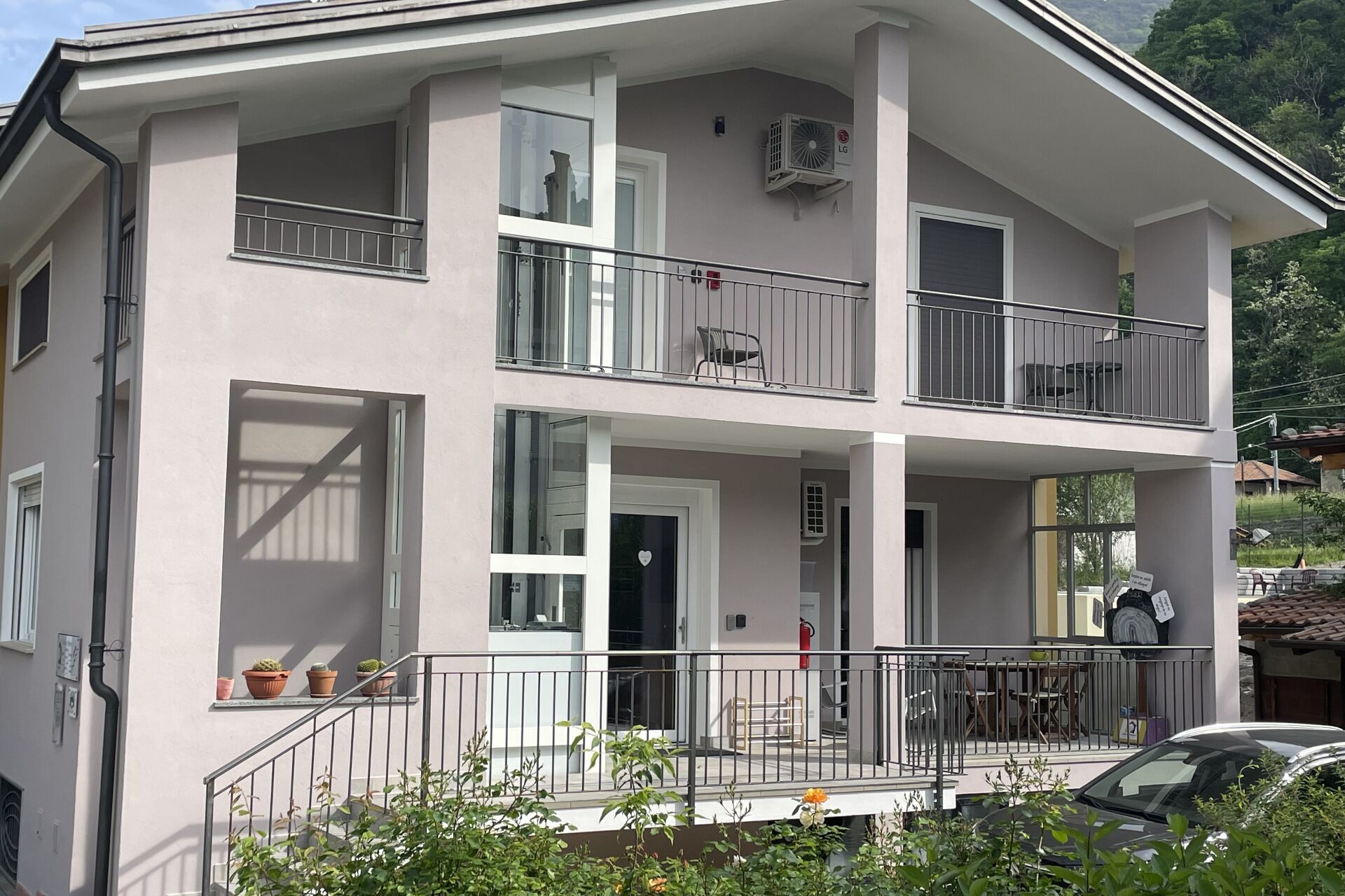 Façade de l’hébergement