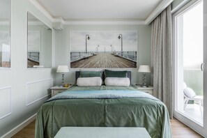 In-room safe, iron/ironing board, free WiFi, bed sheets - Sanhaus Apartments - Parkowa (Sopot)