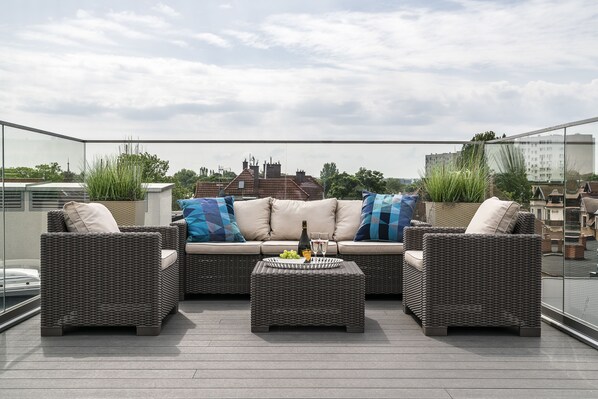 Suite, terrasse, vue mer (SkyAndSea - Parkowa 44 St) | Terrasse/Patio