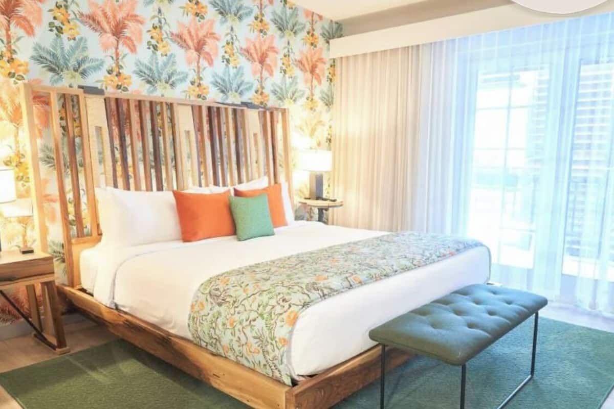 Zimmer, 1 King-Bett (Pool) | Bettwäsche aus ägyptischer Baumwolle, hochwertige Bettwaren