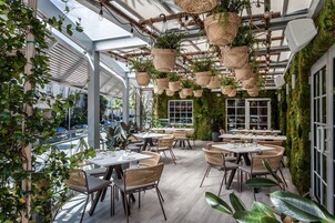 供应早餐、午餐和晚餐，日本菜