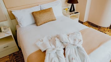 Quarto superior | 1 quarto, roupas de cama premium, frigobar, cofres nos quartos
