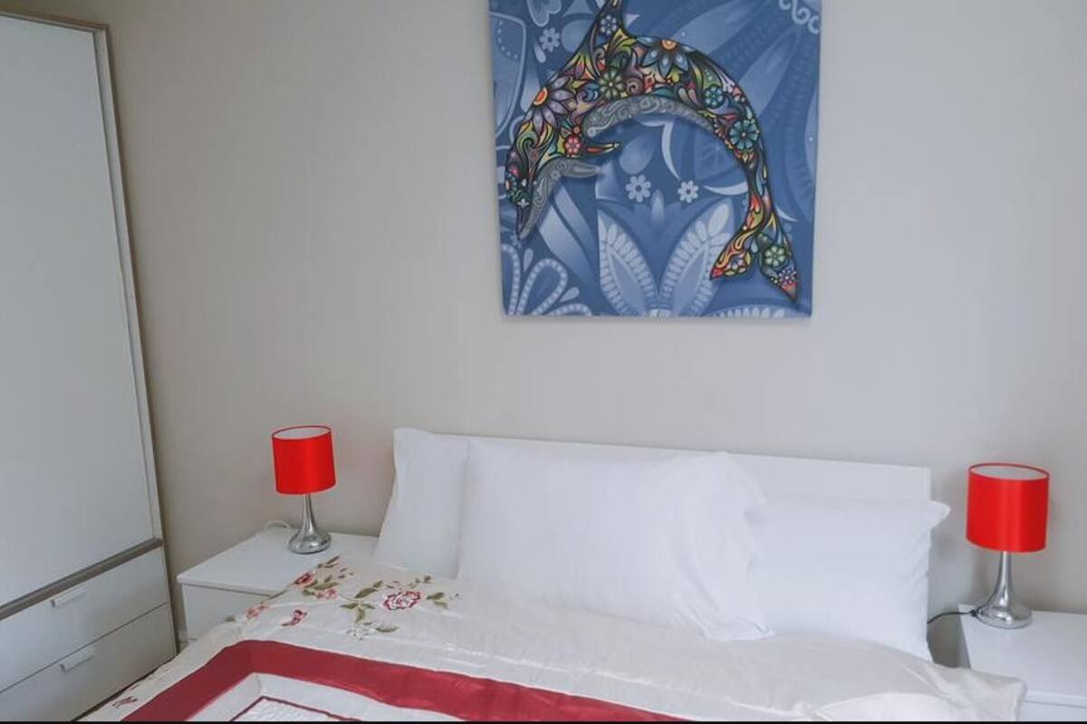 Double  Room Number 4 with Garden View | Egyptian cotton sheets, premium bedding, Select Comfort beds