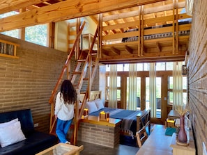 全景小屋, 多張床 | 書桌、熨斗/熨衣板、免費無線上網、床單