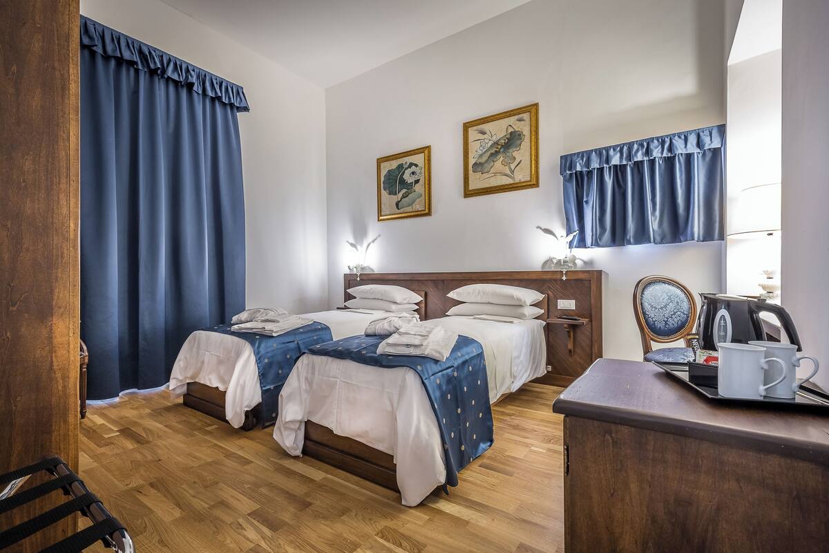 In-room safe, blackout curtains, soundproofing, free WiFi