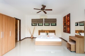5-Bedroom Pool Villa | 5 bedrooms, in-room safe, individually decorated, desk - Villa Frangipani by Lofty (Rawai)