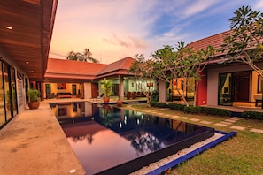 5-Bedroom Pool Villa | 5 bedrooms, in-room safe, individually decorated, desk - Villa Frangipani by Lofty (Rawai)