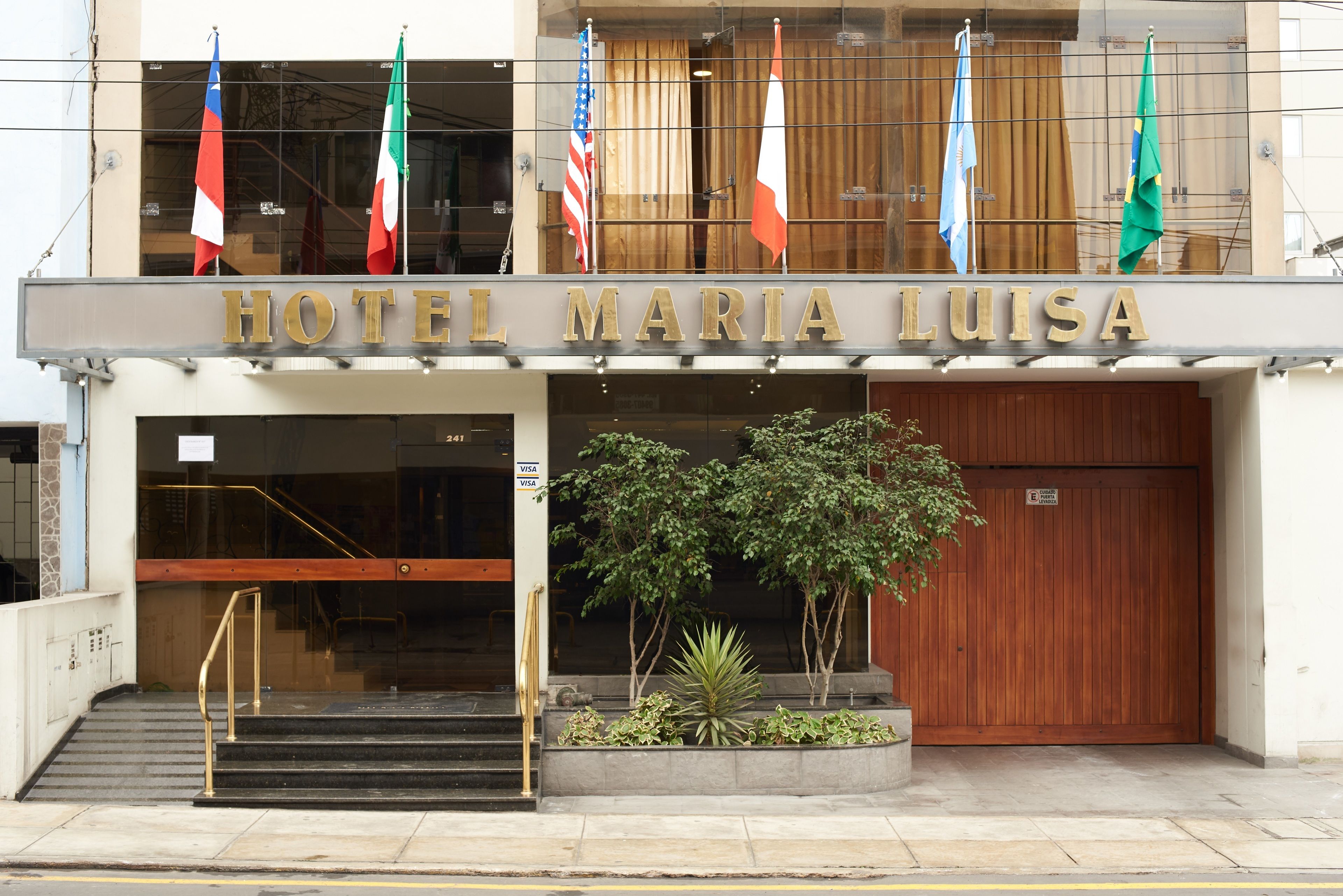 Entrée de l’hébergement