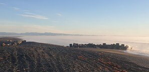 Beach nearby, beach towels
